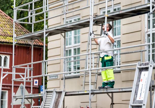 échafaudage roulant travaux chantiers