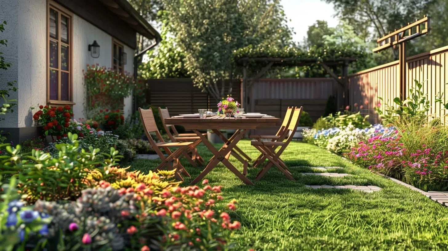 table jardin extensible